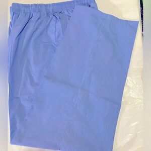 🔥Carols Scrubs Ladies Teal Blue Green Bottom only Size Large Drawstring…